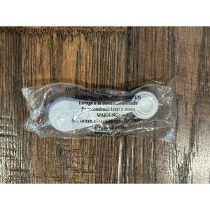 Tupperware White Mini Measuring Spoon Magnet 3 pc Set Smidgen Dash‎ Pinch IN PKG